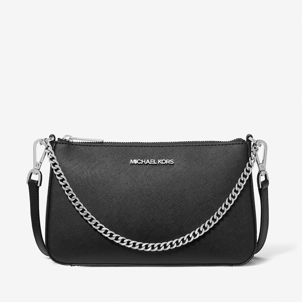MICHAEL KORS Jet Set Medium Saffiano Leather Crossbody Bag NWT